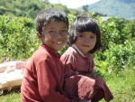 Des enfants souriants
