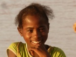 Jeune fille heureuse